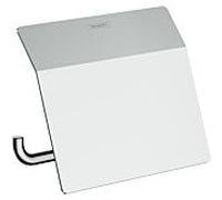 Hansgrohe Support pour papier toilette AddStoris 41753000 avec couvercle chrome
