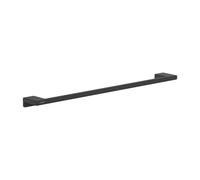 hansgrohe AddStoris - Porte-serviettes de bain 648 mm, Porte-serviettes pour montage mural, fixation cachée, Accessoires de salle de bains, Noir mat, 41747670