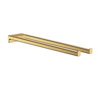 Hansgrohe Porte-serviettes AddStoris 41770990 à double branche Optique en or poli