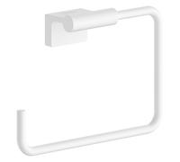 Anneau porte-serviettes mural hansgrohe AddStoris S 41784700, blanc mat