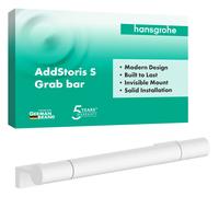 Barre d'appui murale hansgrohe AddStoris S 41764700, blanc mat