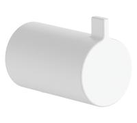 Crochet porte-serviettes mural hansgrohe AddStoris S 41762700, 1 crochet, blanc mat