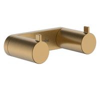 Porte-serviettes mural hansgrohe AddStoris S 41785140, 2 crochets, bronze brossé