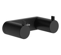Hansgrohe Crochet porte-serviette mural AddStoris S 41785670 2 crochets noir mat fixation cachée