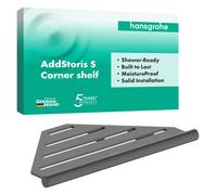 hansgrohe AddStoris S Paniers à savon, 41761340, Couleur: Chrome noir brossé