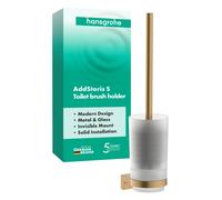 hansgrohe AddStoris S Porte-brosse WC montage mural, 41782140, Couleur: Bronze brossé