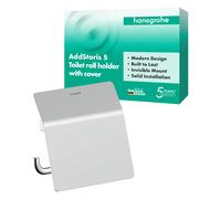 Porte-papier toilette Hansgrohe AddStoris S 41783000 avec couvercle, chromé