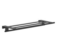 hansgrohe AddStoris S Porte-serviettes avec porte-serviettes, 41781670, Couleur: noir mat