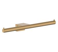 hansgrohe AddStoris S Portepapier toilette double, 41768140, Couleur: Bronze brossé