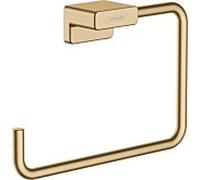 Hansgrohe Anneau porte‑serviettes AddStoris 41754140 – fixation murale, métal – Bronze brossé