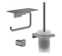 hansgrohe AddStoris Set d'accessoires de salle de bains, 41752340+41742340+41772340,
