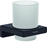 hansgrohe AddStoris verre à dents, 41749670, Couleur: Noir Mat