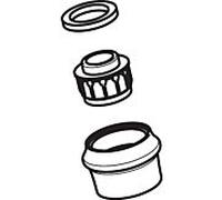 hansgrohe aérateur Axor Montreux 3 trous 98583830 mitigeur de lavabo mural nickel poli