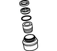 hansgrohe aérateur Axor Montreux mixer 97991000 modèle au sol chrome