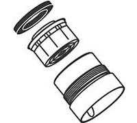 hansgrohe aérateur complet Axor Starck 96296000 chromé