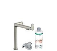 hansgrohe Aqittura M91 cuisine 76802800 1jet, kit de démarrage, finition Inox