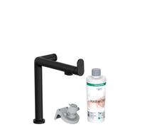 Hansgrohe Mitigeur de cuisine Aqittura M91 Système de filtration 240 1 jet Noir mat 76802670
