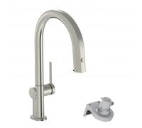 Hansgrohe Aqittura M91 - FilterSystem 210 Ausziehauslauf 1jet sBox edelstahl-optik