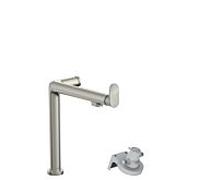 Hansgrohe Mitigeur de cuisine Aqittura M91 Filtersystem 240 1 jet Acier inoxydable brossé 76804800