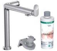Aqittura M91 mitigeur de cuisine 240 FilterSystem, 1 jet avec kit de démarrage, Chrome (76802000)