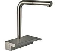 hansgrohe Aquno Select M81 Mélangeur de cuisine Inox match3 Inox , avec douchette extractible, 2jet