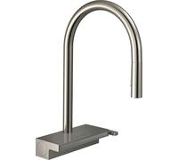 Hansgrohe Mitigeur de cuisine Aquno Select M81 monocommande, douche extractible 3 jets, sBox, inox