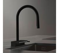 Hansgrohe Mitigeur de cuisine Aquno Select M81, douche extractible, sBox, 3 jets, 8 l/min, noir mat