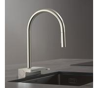 Hansgrohe Mitigeur de cuisine Aquno Select M81 monocommande, douche extractible 3 jets, sBox, inox