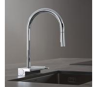 hansgrohe Aquno Select M81 Mitigeur de cuisine pivotant, avec douchette extractible, 73837000,