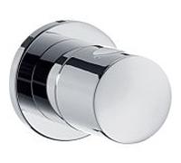 hansgrohe arrêt hansgrohe S 15972000 vanne d'arrêt dissimulée, poignée cylindrique chromée