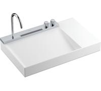 Hansgrohe Avalegra lavabo avec mitigeur 78x47.5 cm rectangulaire classique-encastrée blanc 22473000