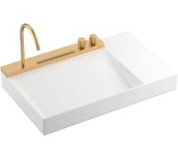 Hansgrohe Avalegra lavabo avec mitigeur 78x47.5 cm rectangulaire classique-encastrée blanc 22473140