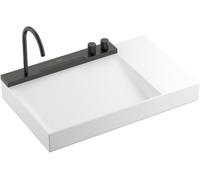 Hansgrohe Avalegra lavabo avec mitigeur 78x47.5 cm rectangulaire classique-encastrée blanc 22473340