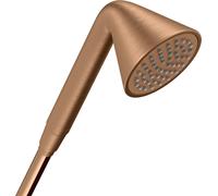 hansgrohe AXOR 85 Douchette à main 1 jet conçue par Front, 26025140, Couleur: Bronze brossé