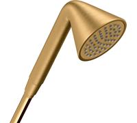 hansgrohe AXOR 85 Douchette à main 1 jet conçue par Front, 26025950, Couleur: laiton brossé