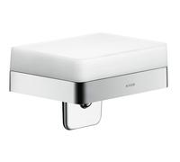 hansgrohe AXOR Accessoires universels Distributeur de savon liquide avec plateau, 42819000, Couleur: chrome
