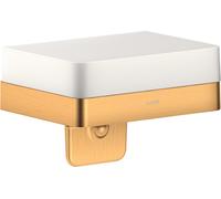 hansgrohe AXOR Accessoires universels Distributeur de savon liquide avec plateau, 42819250, Couleur: Optique or brossé
