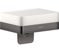 hansgrohe AXOR Accessoires universels Distributeur de savon liquide avec plateau, 42819330, Couleur: Chrome noir poli