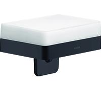 hansgrohe AXOR Accessoires universels Distributeur de savon liquide avec plateau, 42819670, Couleur: noir mat