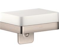 hansgrohe AXOR Accessoires universels Distributeur de savon liquide avec plateau, 42819800, Couleur: Acier inoxydable Optic