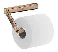 hansgrohe AXOR Accessoires universels Porte-rouleau de papier sans couvercle, 42846300, Couleur: Rouge poli or