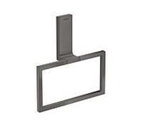 Hansgrohe anneau porte-serviettes Axor 42623340 carré pivotant chrome noir brossé