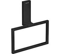 Hansgrohe AXOR Anneau porte-serviettes Universal rectangulaire métal orientable noir mat 42623670