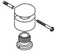 hansgrohe Axor chromé verre match1 96476000