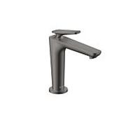 hansgrohe Axor Citterio C CoolStart 125 mitigeur lavabo 49041330 avec garniture de vidage , coupe cubique, chrome noir poli