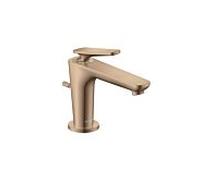 hansgrohe Axor Citterio C CoolStart mitigeur lavabo 49010300 avec tige de traction garniture de vidange , Or rouge poli