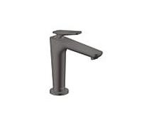 hansgrohe Axor Citterio C CoolStart mitigeur lavabo 49041340 coupe cubique, chrome noir brossé, saillie 135 mm, drain ne peut pas être fermé