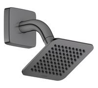 Pommeau de douche AXOR Citterio C 28810330 2000 avec bras de douche à économie d'eau, 120 x 120 mm, chrome noir poli