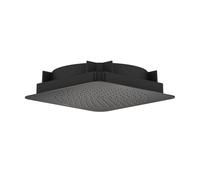 hansgrohe AXOR Citterio C Douche de tête 270/270 1jet intégrée au plafond, 28794340, Couleur: Chrome noir brossé