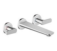 hansgrohe Axor Citterio Robinetterie de baignoire 3 trous 49482000 sans structure, chromé , encastré, montage mural